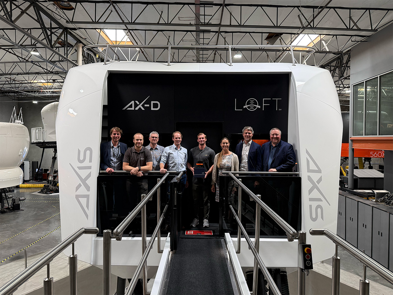 AXIS strengthens US footprint with second qualified Level D CL350 simulator 