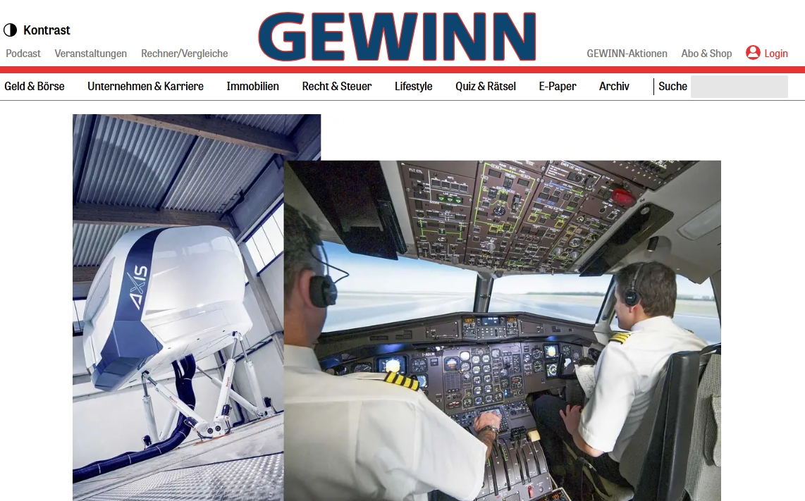 AXIS recognised among Global Market Leaders in Flight Simulation